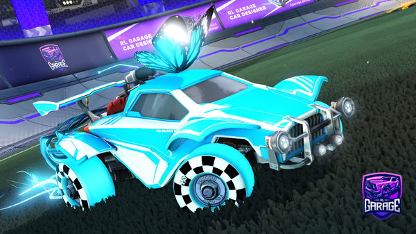 A Rocket League car design from Vizkus