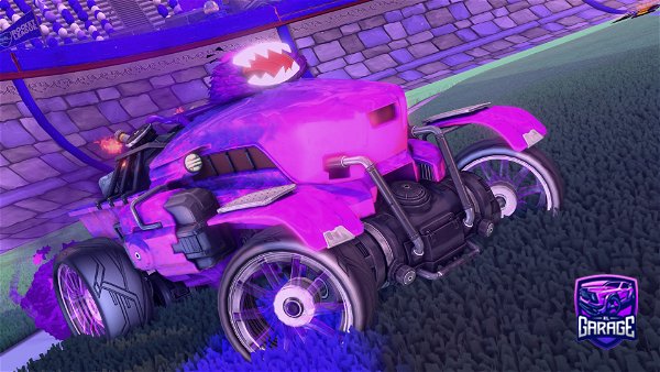 A Rocket League car design from silverflame7