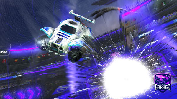 A Rocket League car design from Wbnoskill