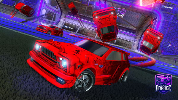 A Rocket League car design from TekadaShingen