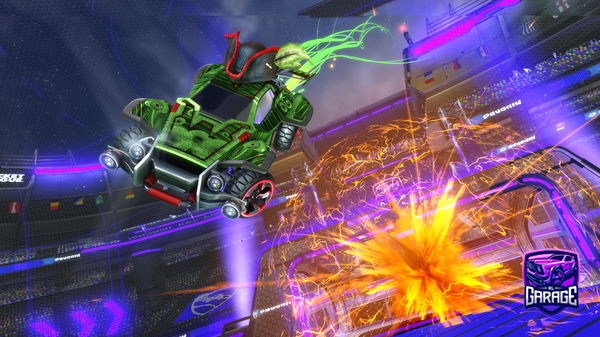 A Rocket League car design from puff1n