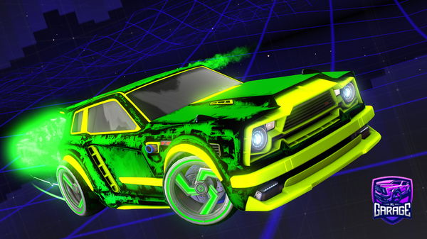 A Rocket League car design from Redninja2117