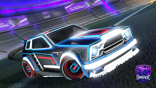 A Rocket League car design from ZeeGee