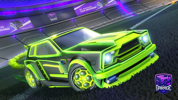 A Rocket League car design from faithtitian