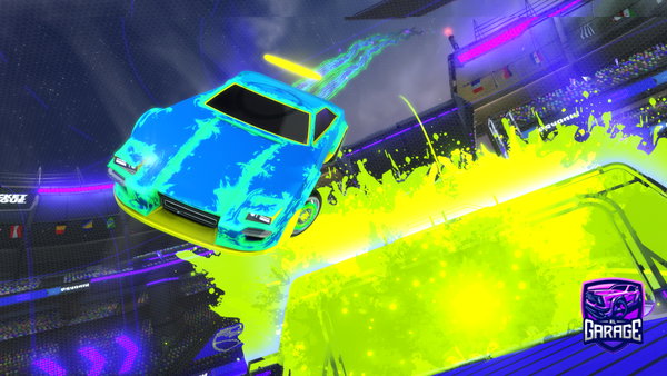 A Rocket League car design from xLOSTSHADOWx658