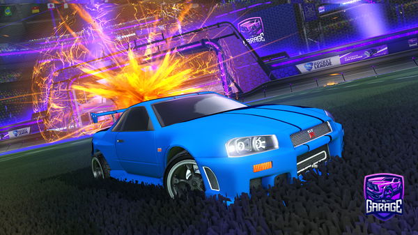 A Rocket League car design from viperty45