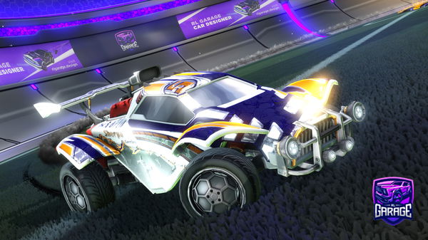 A Rocket League car design from DrippyZilla