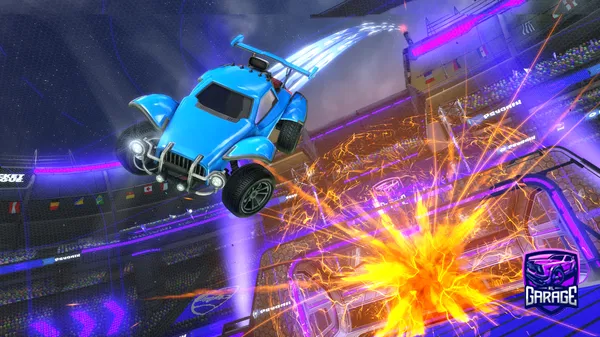 A Rocket League car design from MidoriyaIzuku908