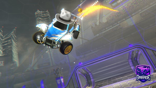 A Rocket League car design from Blustarz1066