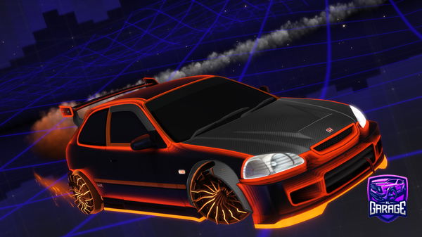 A Rocket League car design from Canosity