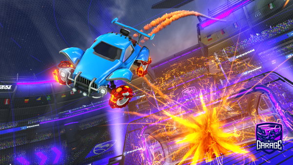 A Rocket League car design from mapachie626