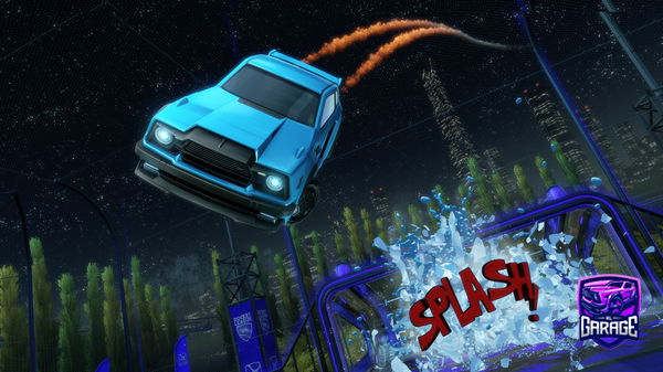 A Rocket League car design from vctrslm23