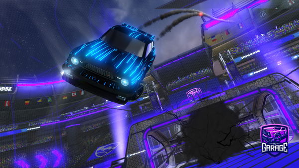 A Rocket League car design from Dimitrig