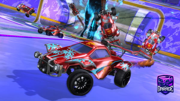 A Rocket League car design from Gummibear
