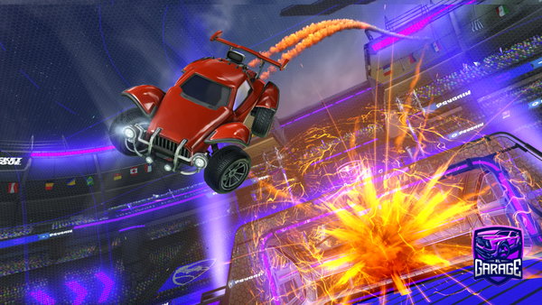 A Rocket League car design from Vxrst2Bald
