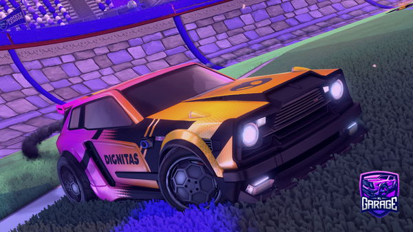 A Rocket League car design from Huntergto68yt