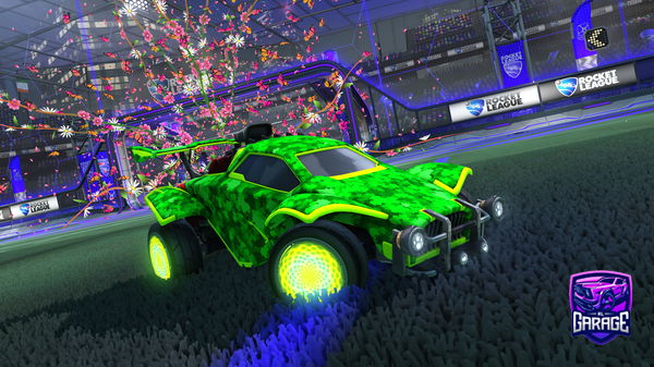 A Rocket League car design from Mokebe