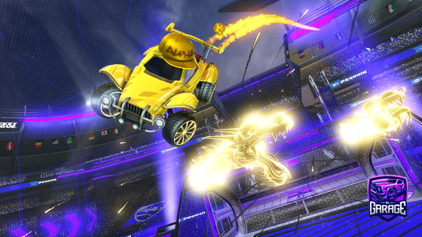 A Rocket League car design from galaxy10