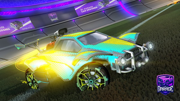 A Rocket League car design from Fyniti