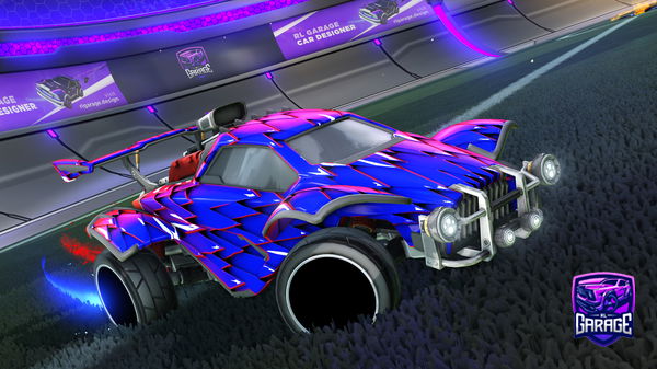 A Rocket League car design from Synxty