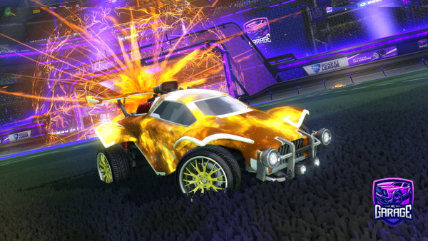 A Rocket League car design from Xjxbdbxjzjxjdb