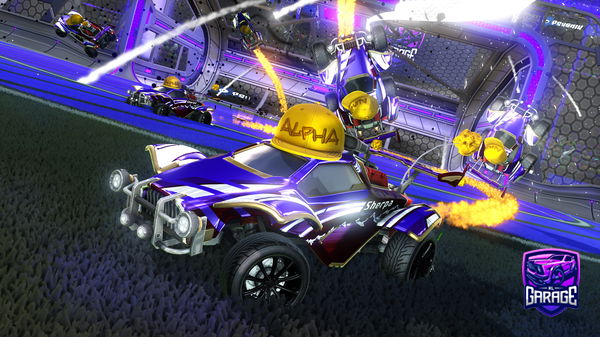 A Rocket League car design from Poppydog8625