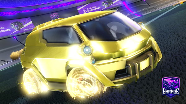 A Rocket League car design from slendermoss