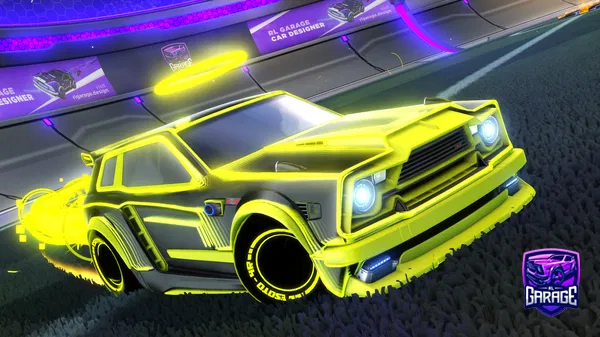 A Rocket League car design from sebashjp