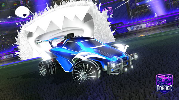 A Rocket League car design from THEB33RMAN8086
