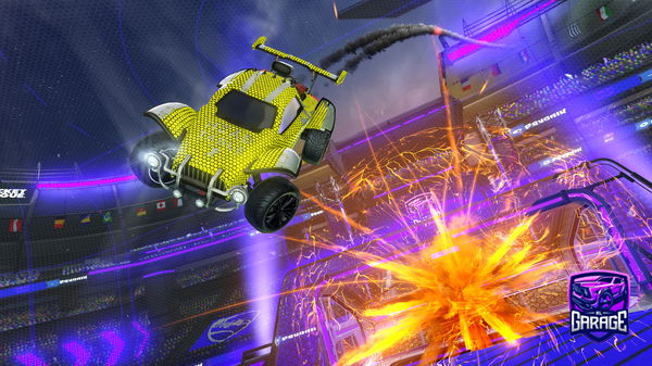 A Rocket League car design from hishamRL9