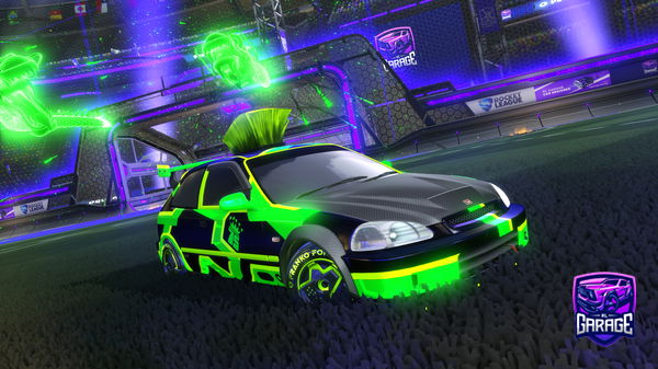 A Rocket League car design from Civic_driver