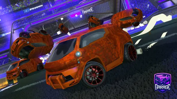 A Rocket League car design from DinoBattle