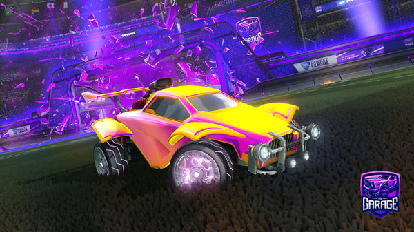 A Rocket League car design from fakkaboys