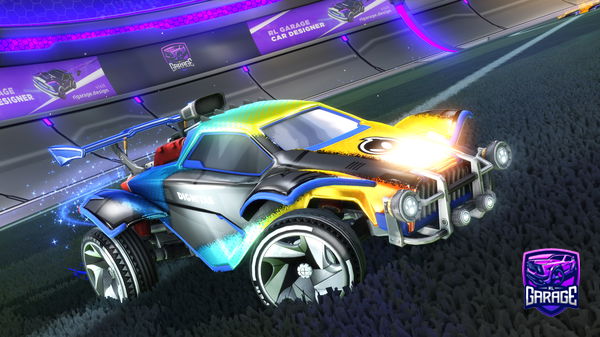 A Rocket League car design from Hayat2