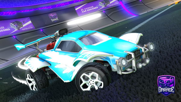 A Rocket League car design from MOZA_the_legend