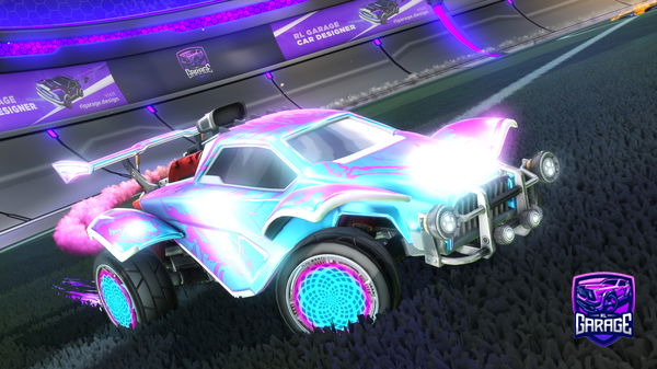 A Rocket League car design from Tekzero