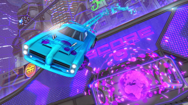 A Rocket League car design from Funkraven