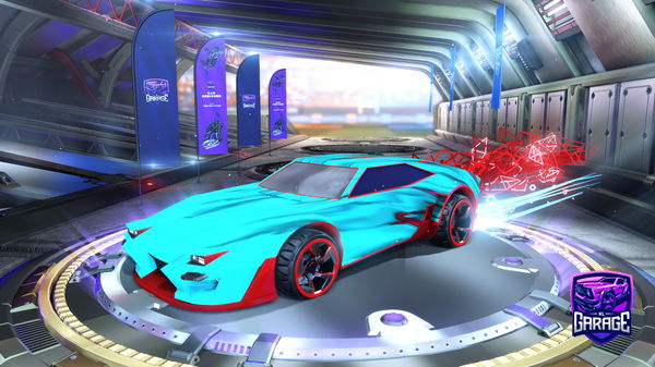 A Rocket League car design from UncleGary22