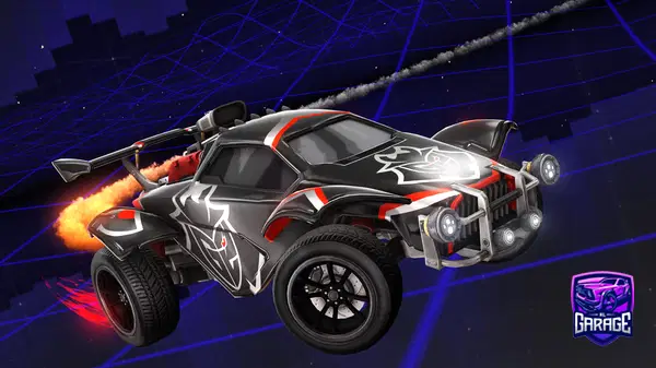 A Rocket League car design from -Glitch-