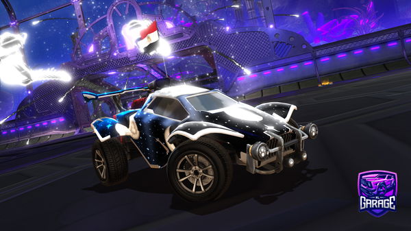 A Rocket League car design from Rainbowsteve539