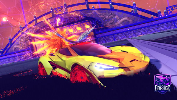 A Rocket League car design from xJDMxWOLFxLAXIx