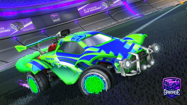 A Rocket League car design from Joshy9999999999