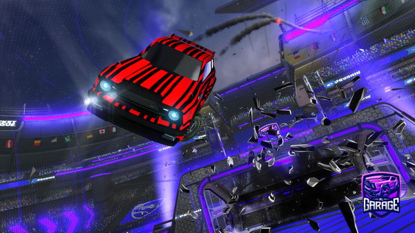 A Rocket League car design from KN4lVR