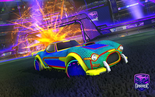 A Rocket League car design from MoffBoff