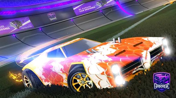 A Rocket League car design from Splitspeed