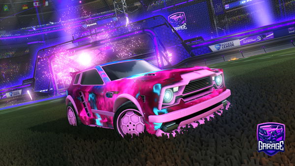 A Rocket League car design from DxrkPix3l