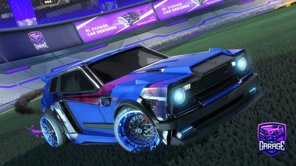 A Rocket League car design from ferasomnia