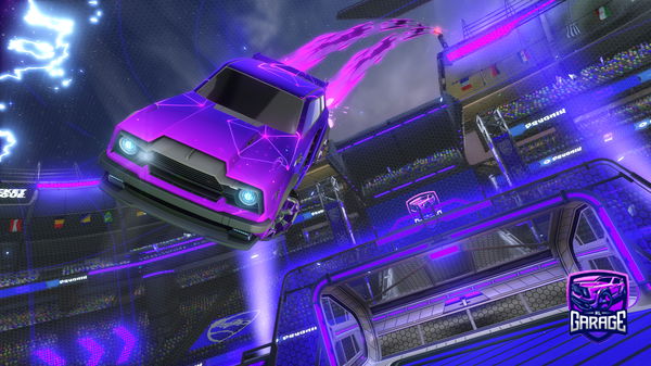 A Rocket League car design from KofiAndMilk