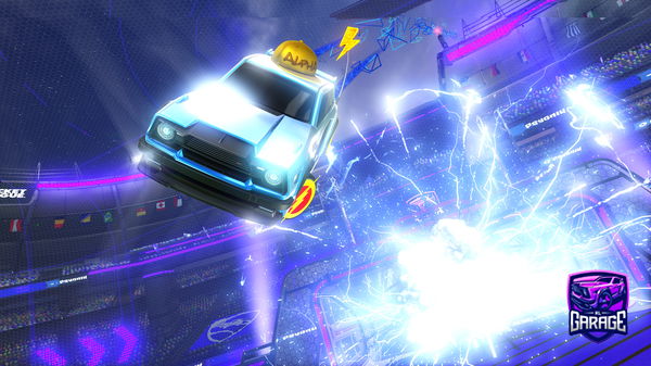 A Rocket League car design from Roitem