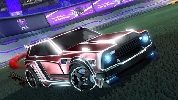 A Rocket League car design from SupbarMocha